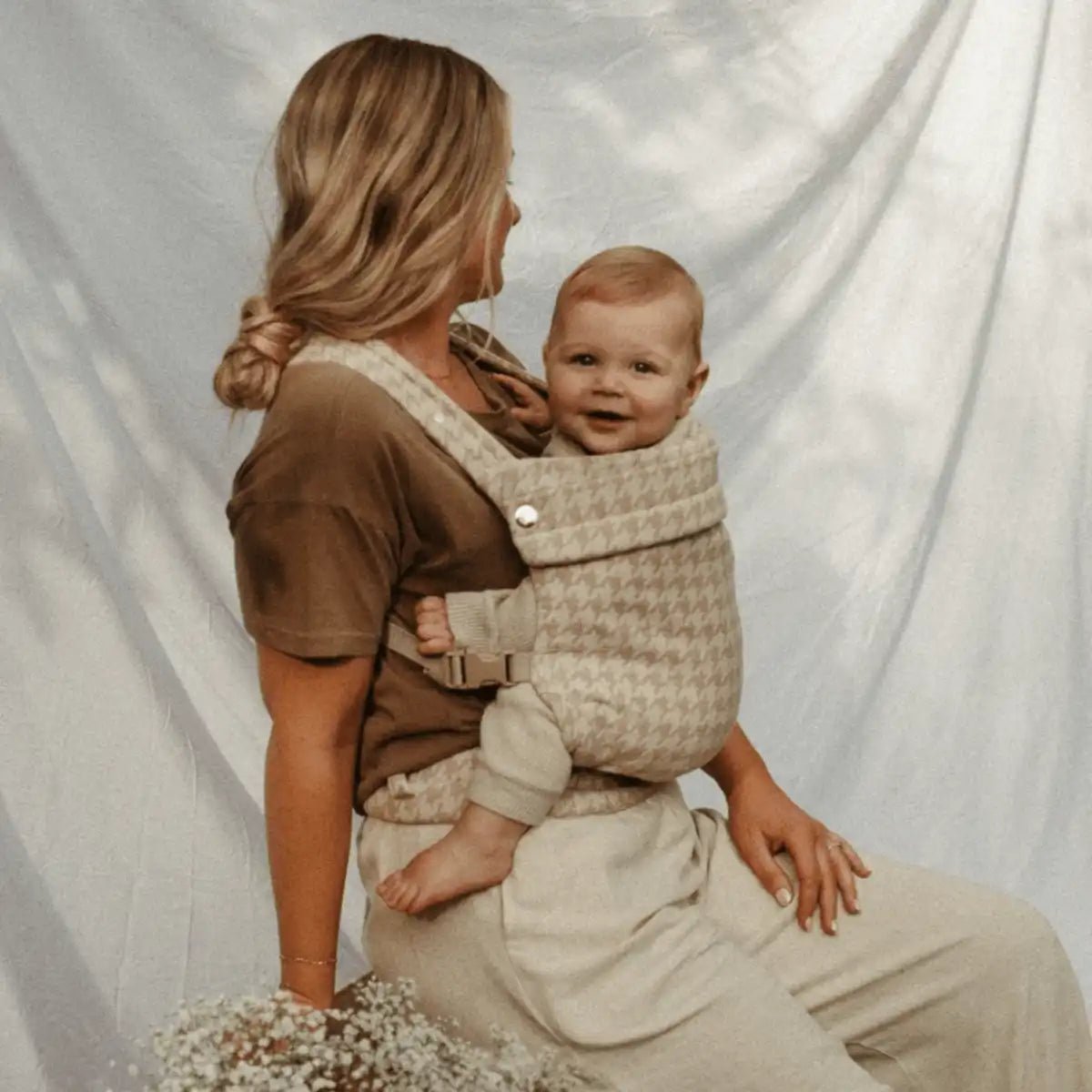Porte - bébé Twinie. - Beige Chic - Twinie FR