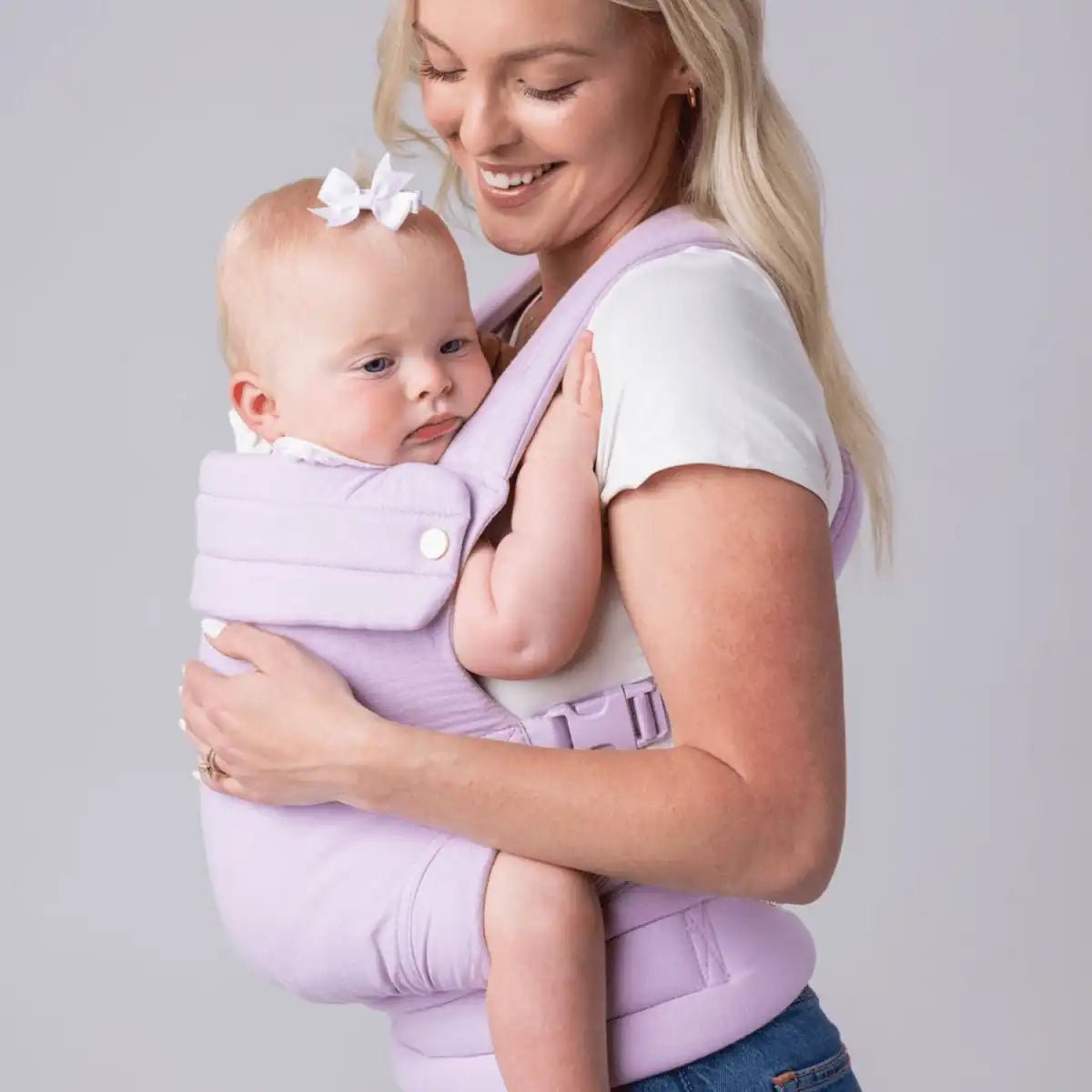 Porte - bébé Twinie. - Lavande - Twinie FR