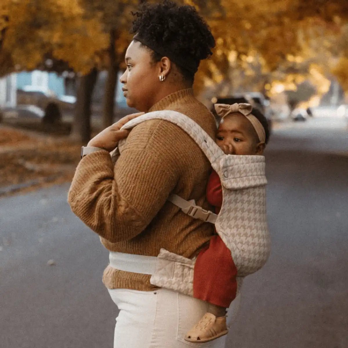 Porte - bébé Twinie. - Beige Chic - Twinie FR